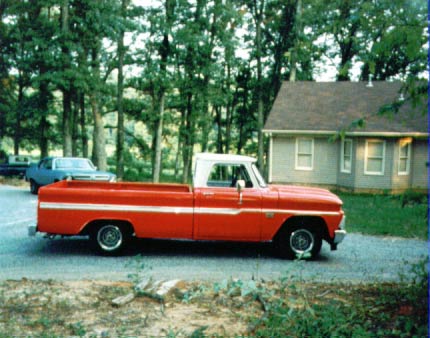 Another view of my'66 Chevy Pickup truck in 1989