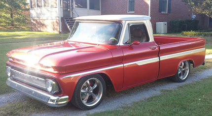 Another view of my '66 Chevy Pickup truck in 1989