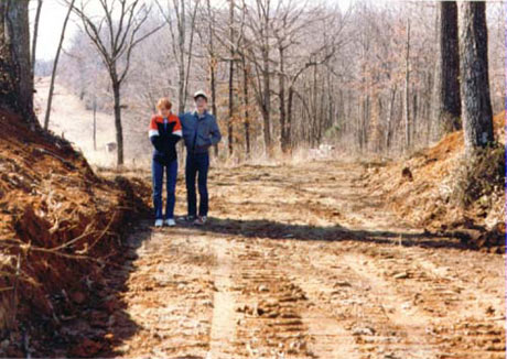 Cutting in driveway