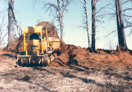 More dozer work