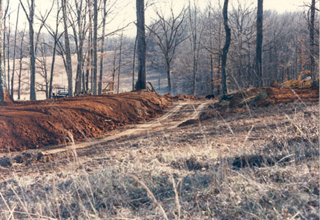 Another perspective of drive with gazebo in distance