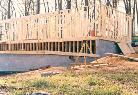 Lower side of house gets taller