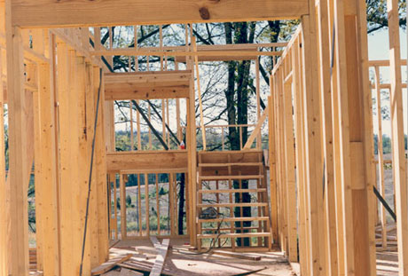 Looking in front door