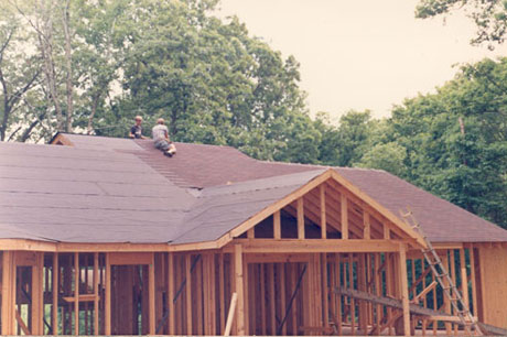 Applying shingles