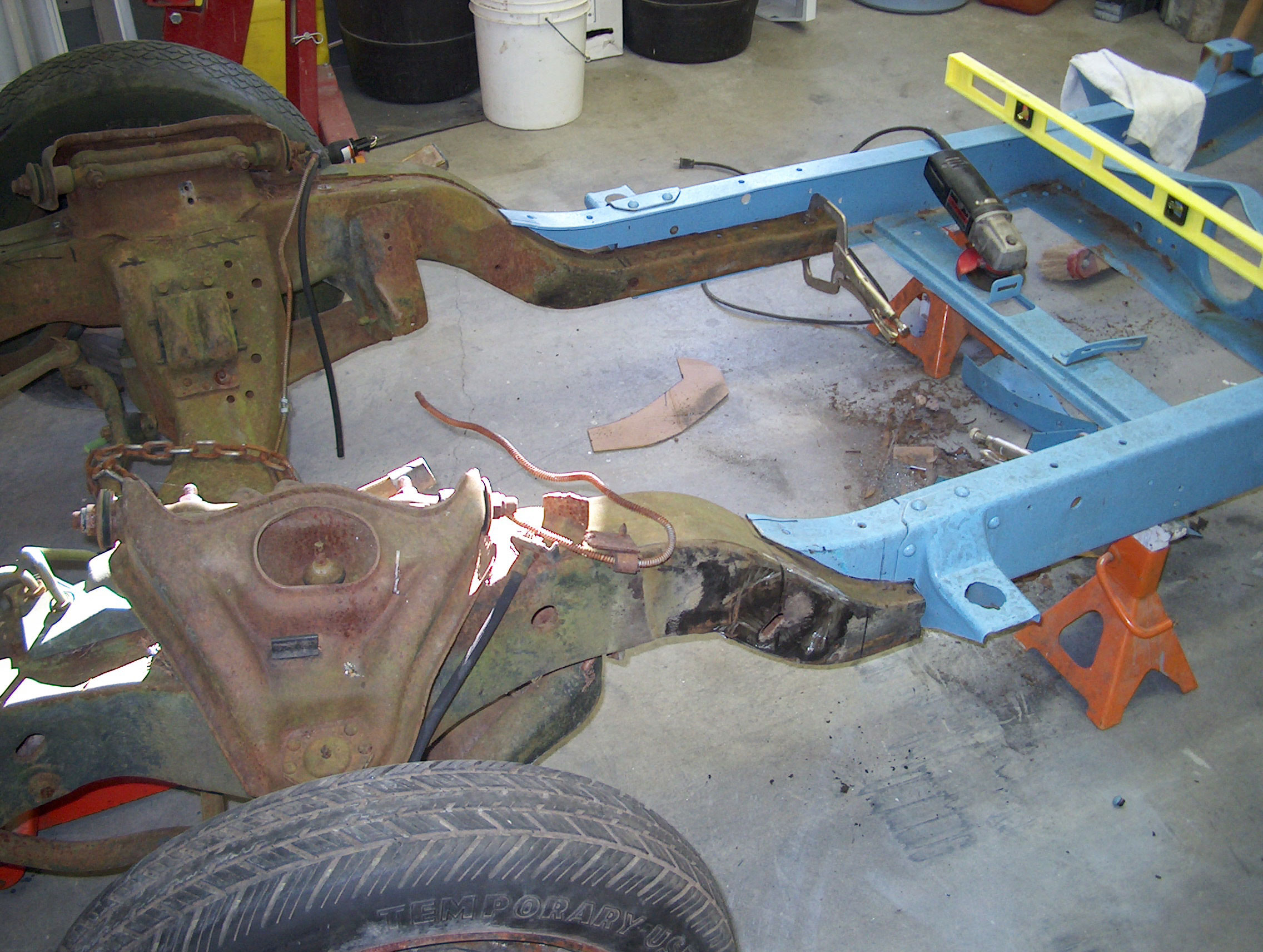 Subframe before welding