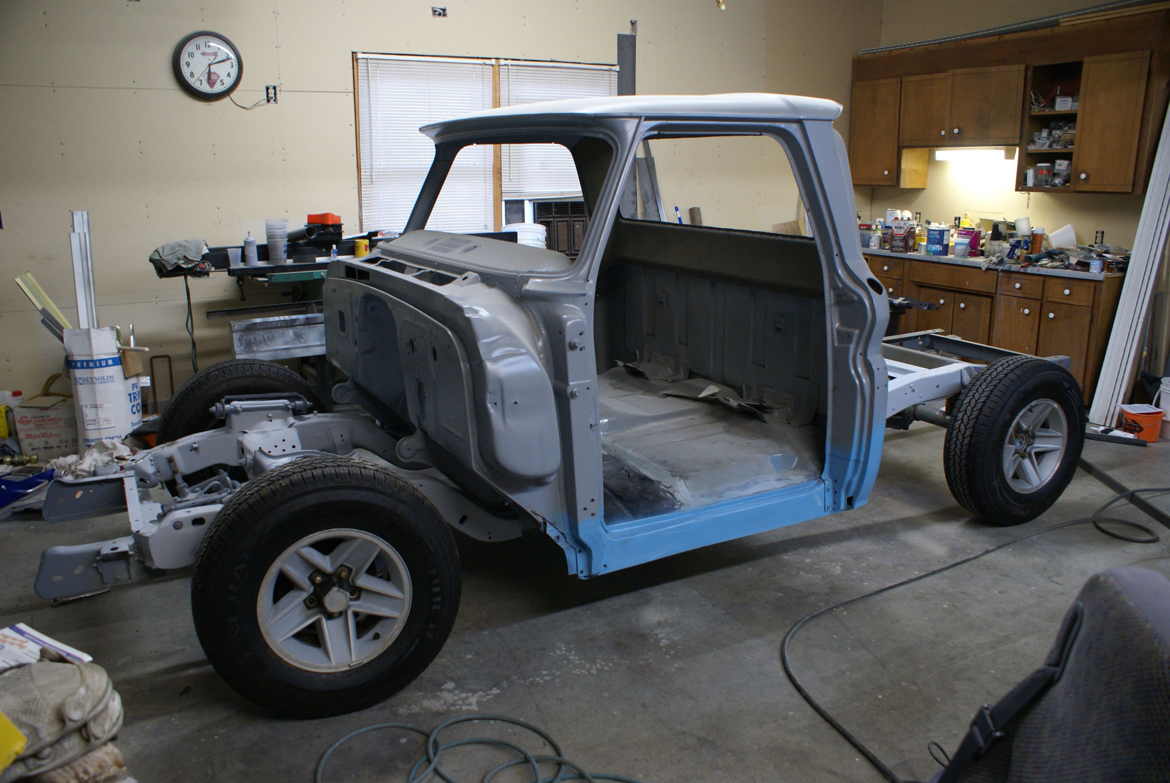 Putting Cab on Frame, 2008