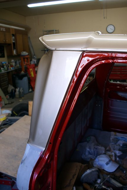 upper cab two-tone paint work
