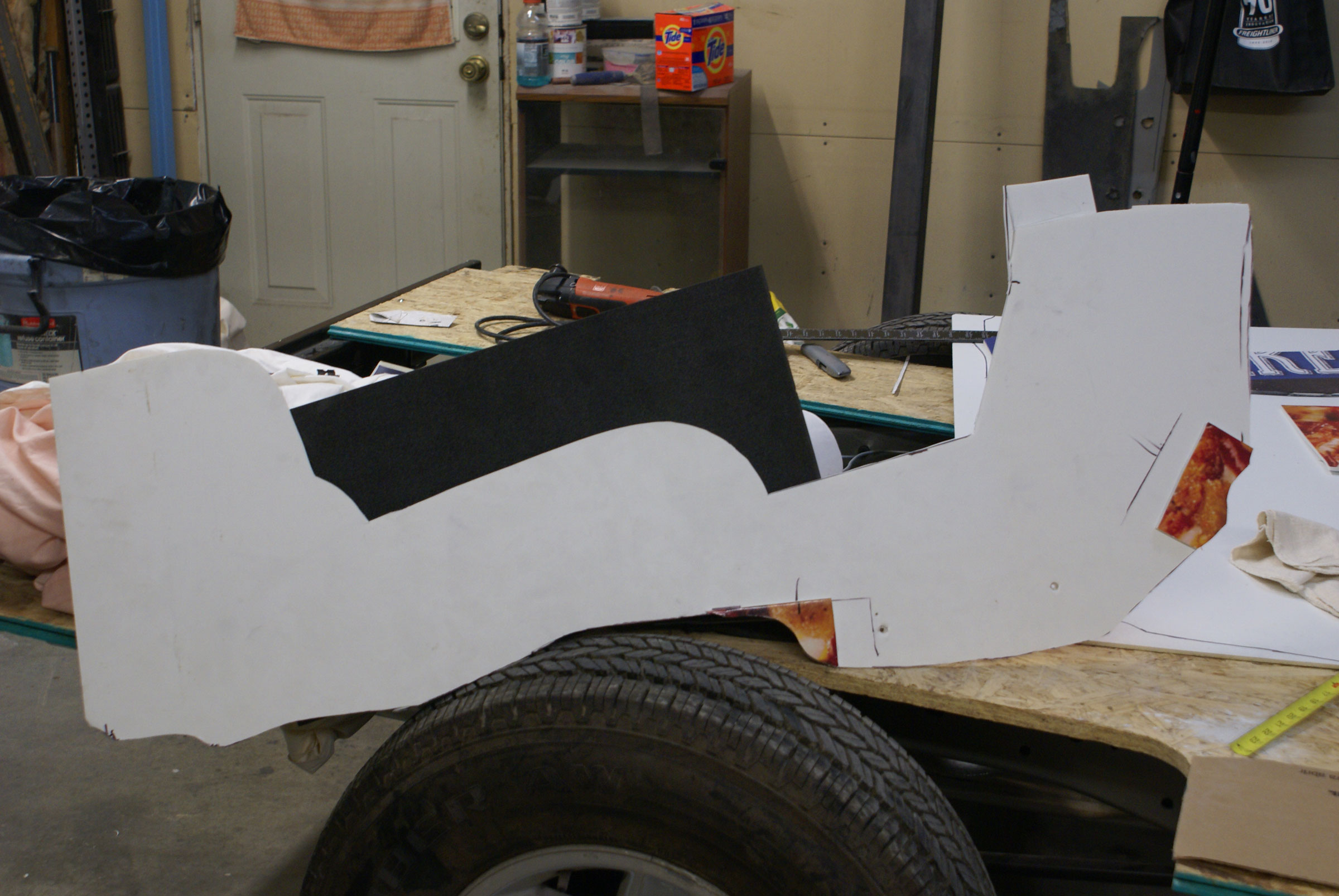 cutting and modifying for custom console