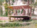 Gazebo overlooking rock garden